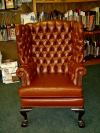 Wing Chair-After tufted restoration